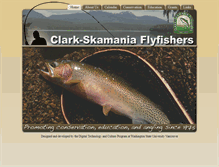 Tablet Screenshot of clark-skamania-flyfishers.org